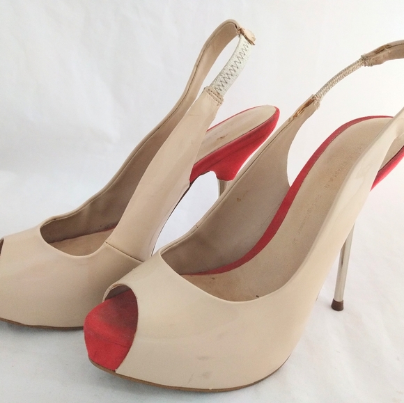 ZARA peep toe slingbacks - Picture 4 of 5